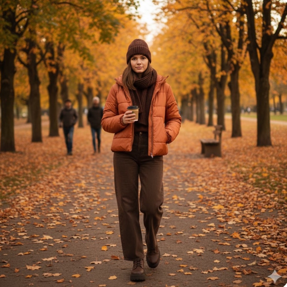 Orange jacket